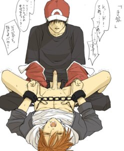 Rating: Explicit Score: 0 Tags: 2boys anal baseball_cap black_hair black_pants black_shirt blue_oak bondage bottomless bound_wrists brown_hair butterfly_position chained chains cuffs cum erection gay green_(pokemon) handcuffs hat human human_only male male/male male_only on_back ookido_green open_mouth penis pokemon pokemon_rgby pull red_(pokemon) red_shirt rule34 sex shirt_lift straight_hair trembling tsurukame uncensored yaoi User: bunchy7s