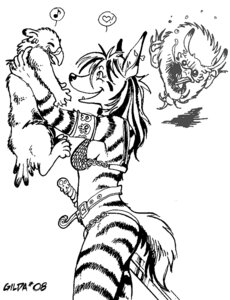 Rating: Safe Score: 0 Tags: 2008 anthro armlet armor beak belt bikini bikini_armor chainmail chainmail_bikini clothed clothing collar dungeons_and_dragons e621 fangs female fur group hair hasbro heart_symbol hyena mammal melee_weapon monochrome multicolored_hair musical_note musical_symbol owlbear sans_(sanssouci) sanssouci signature skimpy striped_body striped_fur striped_hyena stripes swimwear sword symbol tail teeth two-piece_swimsuit two_tone_hair unconvincing_armor warrior weapon wizards_of_the_coast User: bunchy7s