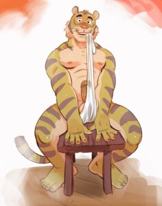 Rating: Explicit Score: 0 Tags: 1boy anthro bench blush chubby erection fat feline fundoshi fur furry leonhusky male male_only muscles nude penis pose rule34 sauna smile solo tiger underwear User: bunchy7s
