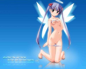Rating: Explicit Score: 0 Tags: 5:4 angel artist_request blush bow bra breasts female green_eyes halo jibril_aries jpeg_artifacts lingerie long_hair makai_tenshi_jibril nude panties panty_pull purple_hair rule34 small_breasts tied_hair twintails underwear wallpaper wings User: bunchy7s