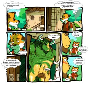 Rating: Explicit Score: 0 Tags: 1:1 anthro beard blazingcheecks blush bodily_fluids bovid bovine bulge canid canine cattle clothed clothing comic dialogue duo e621 english_text erection facial_hair fox genitals hi_res horn male mammal muscular muscular_male nipples nude pecs penis profanity pubes speech_bubble sweat tenting text thought_bubble yorrick_(captaingerbear) zipp_(blazingcheecks) User: bunchy7s