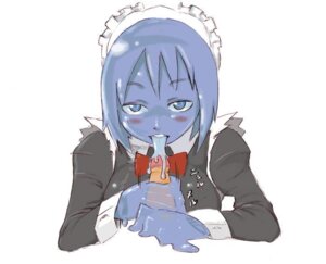 Rating: Explicit Score: 0 Tags: bodily_fluids bow_(feature) bow_tie clothed clothing disembodied_penis drooling duo e621 erection fellatio female genitals goo_creature half-closed_eyes handjob humanoid humanoid_genitalia humanoid_penis looking_at_viewer maid_uniform male male/female monster_girl_(genre) narrowed_eyes not_furry open_mouth oral penile penis saliva sex simple_background teeth translucent translucent_body uniform unknown_artist white_background User: bunchy7s