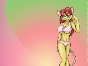 Rating: Questionable Score: 0 Tags: 2009 4:3 angela_goodson anthro bra brown_eyes clothed clothing e621 eyewear female glasses greycat_rademenes hair heart_symbol house_mouse mammal mouse murid murine panties red_hair rodent skimpy solo tail underwear User: bunchy7s