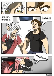 Rating: Questionable Score: 0 Tags: 2013 abs biceps comic dialogue dragon e621 english_text hair hi_res horn human male mammal muscular mythological_creature mythological_scalie mythology reptile rex_equinox scalie text transformation wyraach User: bunchy7s