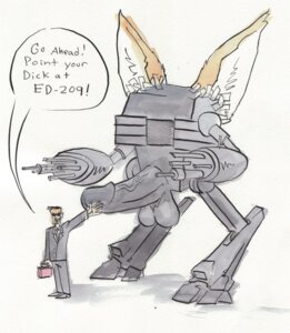 Rating: Explicit Score: 0 Tags: anonymous_artist big_penis briefcase business_suit clothing dialogue dick_jones duct_tape duo e621 ed-209_(robocop) english_text erection fake_ears fake_fox_ears fennec_ears genitals grin gun huge_penis human humanoid_genitalia humanoid_penis machine machine_gun male mammal metal_penis movie_reference painting_(artwork) penis ranged_weapon robocop_(franchise) robot smile suit tape text traditional_media_(artwork) traditional_painting_(artwork) traditional_watercolor_(artwork) watercolor_(artwork) weapon what_has_science_done User: bunchy7s