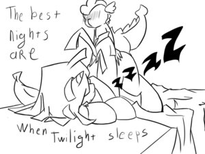Rating: Explicit Score: 0 Tags: 2013 4:3 copymirror dragon duo e621 english_text equid equine female friendship_is_magic fur hair hasbro horn inks male male/female mammal monochrome my_little_pony mythological_creature mythological_equine mythological_scalie mythology scalie sleeping spike_(mlp) tail text twilight_sparkle_(mlp) unfinished unicorn User: bunchy7s
