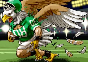 Rating: Safe Score: 0 Tags: 2012 4_toes accipitrid accipitriform ambiguous_gender american_football anisodactyl anthro armor avian avian_feet bald_eagle ball beak bird bottomwear claws clothing digital_media_(artwork) e621 eagle edmol feathered_wings feathers feet football_helmet gridiron_ball group headgear helmet holding_ball holding_object nfl pheagle philadelphia_eagles sea_eagle shirt shorts solo_focus species_transformation sport stadium swoop_(philadelphia_eagles) talons toes topwear transformation wings User: bunchy7s