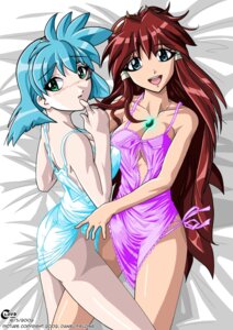 Rating: Questionable Score: 0 Tags: 2girls ass bed blue_eyes blue_hair blush breasts cleavage daniel_fielding dita_liebely female green_eyes jewelry large_breasts lingerie long_hair lying meia_gisborn multiple_females multiple_girls necklace nightgown on_back on_side pale_skin panties red_hair rule34 short_hair side-tie_panties underwear vandread very_long_hair yuri User: bunchy7s