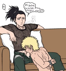 Rating: Explicit Score: 0 Tags: 2boys arms_behind_back artist_request black_hair blonde_hair bondage cigarette fellatio fishnet fishnets gay human male male_only multiple_boys multiple_males nara_shikamaru naruto naruto_(series) oral ponytail rule34 straight_hair tied_hair uncensored uzumaki_naruto yaoi User: bunchy7s