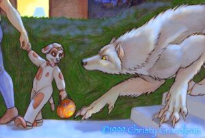 Rating: Safe Score: 0 Tags: 1999 5_fingers all_fours ambiguous_gender anthro barefoot bottomwear brown_eyes canid canine canis child christy_grandjean claws clothed clothing costume e621 eye_contact feet fingers food footwear fruit fully_clothed fur goldenwolf group halloween hand_holding holding_object holidays human looking_at_another looking_back male mammal mask mythological_canine mythological_creature mythology night nude outside pants plant pumpkin shoes shrub side_view size_difference stairs tail tongue tongue_out werecanid werecanine werecreature werewolf white_body white_fur wolf yellow_eyes young User: bunchy7s