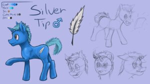 Rating: Safe Score: 0 Tags: 16:9 2013 blue_hair brown_eyes cutie_mark e621 english_text equid equine fan_character feral fur gender_symbol hair happy hasbro horn loose_feather male male_symbol mammal messy_hair model_sheet my_little_pony mythological_creature mythological_equine mythology quill sad side_view silver-tip silver-tip_(artist) silver_tip_(character) simple_background sketch solo symbol text unicorn widescreen User: bunchy7s