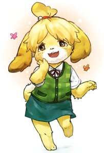 Rating: Safe Score: 0 Tags: 0201yamarisu accessory animal_crossing anthro black_nose blonde_hair blush bottomwear canid canine canis clothed clothed_anthro clothed_female clothing domestic_dog dress e621 female female_anthro fur hair hair_accessory hand_on_face isabelle_(animal_crossing) mammal nintendo open_mouth open_smile pencil_skirt shih_tzu short_hair skirt smile solo tail toy_dog unavailable_at_source uniform yellow_body yellow_fur User: bunchy7s