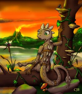 Rating: Safe Score: 0 Tags: anthro arthropod bracelet cjb clothing dinosaur dragonfly e621 female gloves green_eyes handwear insect jewelry ornithischian outside prehistoric_species rear_view reptile scalie solo stegosaurian stegosaurus sunset tail tattoo thyreophoran tribal volcano User: bunchy7s