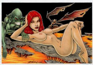Rating: Explicit Score: 0 Tags: 1girls 2020 female goblin goblin_male goblin_queen_(x-men) human light_skin madelyne_pryor marvel marvel_comics red_hair rubismar_da_costa rule34 straight_hair x-men User: bunchy7s