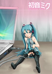 Rating: Explicit Score: 0 Tags: 1girl aqua_eyes aqua_hair blue_eyes blue_hair blush cable clothes_lift computer female laptop long_hair necktie no_panties pussy pussy_juice rule34 sitting skirt skirt_lift solo thighhighs tied_hair twintails usb very_long_hair vocaloid_2 User: bunchy7s
