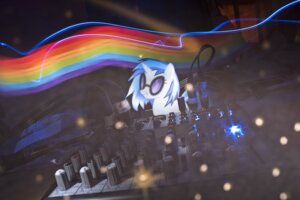 Rating: Safe Score: 0 Tags: bokeh cutie_mark disc_jockey dj_booth e621 equid equine eyewear female feral friendship_is_magic hasbro horn horse inside long_exposure mammal mixed_media mixing_console music my_little_pony mythological_creature mythological_equine mythology photo_background photography_(artwork) pony rainbow solo sunglasses tape toony unicorn unknown_artist vinyl_scratch_(mlp) wire User: bunchy7s