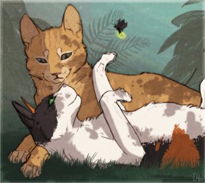 Rating: Safe Score: 0 Tags: ambient_arthropod ambient_firefly ambient_insect ambiguous_gender arthropod black_body black_fur calico_cat darkstripe4ever detailed_background digital_media_(artwork) digital_painting_(artwork) domestic_cat duo_focus e621 felid feline felis feral fur grass green_eyes group mammal orange_body orange_fur outside painting_(artwork) pink_nose plant playing tabby_cat tuxedo_cat warriors_(book_series) white_body white_fur User: bunchy7s