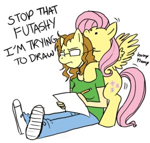 Rating: Questionable Score: 0 Tags: annoyed anthro artist blue_bottomwear blue_clothing bottomwear breasts brown_hair cartoonlion clothed clothing creating_art cutie_mark digital_media_(artwork) drawing_(action) duo e621 english_text equid equine eyewear fan_character feathered_wings feathers female feral fluttershy_(mlp) footwear friendship_is_magic frown fully_clothed fur futashy_(cartoonlion) glasses green_clothing green_topwear grinding hair hasbro human humor interrupted mammal mask my_little_pony mythological_creature mythological_equine mythology nude pegasus pince-nez pink_hair quadruped scowl shirt shoes simple_background sitting sneakers tail text topwear white_background white_clothing white_footwear wings yellow_body yellow_feathers yellow_fur User: bunchy7s