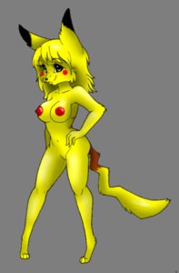 Rating: Explicit Score: 0 Tags: anthro breasts color female female_only fur furry hand_on_hip nintendo nipples nude pikachu pokemon red_nipples rule34 solo standing sugarcup tagme yellow_fur User: bunchy7s