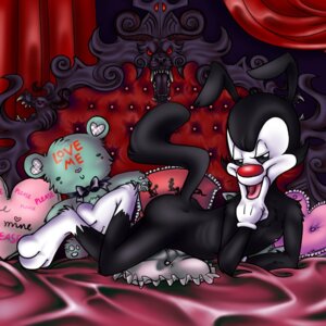 Rating: Questionable Score: 0 Tags: 1:1 animaniacs anthro bed e621 furniture inkblot male mammal nashiba nude seductive solo tongue warner_brothers yakko_warner User: bunchy7s