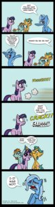 Rating: Safe Score: 0 Tags: absurd_res abuse black_eyes blue_body blue_fur bodily_fluids comic cutie_mark dialogue e621 english_text equid equine female feral friendship_is_magic fur green_hair group hair hasbro hi_res horn male mammal multicolored_hair my_little_pony mythological_creature mythological_equine mythology niban-destikim orange_hair parody purple_body purple_eyes purple_fur purple_hair quadruped simple_background snails_(mlp) snips_(mlp) tail tears text trixie_(mlp) twilight_sparkle_(mlp) two_tone_hair unicorn yellow_body yellow_fur young young_feral User: bunchy7s