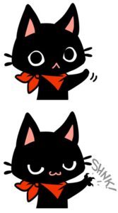 Rating: Safe Score: 0 Tags: ambiguous_gender black_body black_fur claws clothing domestic_cat e621 felid feline felis fur gamercat_(character) kerchief low_res mammal samantha_whitten solo the_gamercat User: bunchy7s