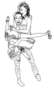 Rating: Explicit Score: 0 Tags: 1boy 2girls actor actress black_and_white caucasian caucasian_female caucasian_male celebrity chuck_(tv_series) chuck_bartowski ellie_bartowski female in_character male monochrome multiple_females multiple_girls rule34 sarah_walker straight uncolored zachary_levi User: bunchy7s