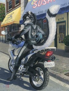 Rating: Safe Score: 0 Tags: 2010 acrylic_painting_(artwork) anthro armor black_body black_fur black_hair black_markings blue_body boots building canid canine canis city clothed clothing day detailed detailed_background duo e621 felid female footwear fur grey_body grey_fur hair headgear helmet hida hybrid kacey looking_back mammal markings micro mirror motorcycle multicolored_body multicolored_fur outside painting_(artwork) pantherine sat_on shaded shoes snow_leopard solo_focus street tail tanidareal_(character) town traditional_media_(artwork) traditional_painting_(artwork) vehicle white_body white_fur wolf User: bunchy7s