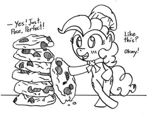 Rating: Safe Score: 0 Tags: black_and_white cookie cutie_mark dialogue e621 earth_pony english_text equid equine female feral food friendship_is_magic hasbro horse mammal micro monochrome my_little_pony pinkie_pie_(mlp) pony simple_background solo tail text wasd999 white_background User: bunchy7s