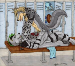 Rating: Explicit Score: 0 Tags: 2011 ace_stryker american_football anal anal_penetration anthro ball bench blue_eyes canid canine canis cowgirl_position duo e621 erection eye_contact facial_hair from_front_position genital_piercing genitals goatee green_eyes gridiron_ball handjob happy happy_sex hi_res locker locker_room looking_at_another male male/male male_on_bottom male_on_top male_penetrated male_penetrating male_penetrating_male mammal nude on_bench on_bottom on_top penetration penile penis penis_grab penis_piercing piercing prince_albert_piercing sex sport straddling tail tattoo trevor_logan wolf User: bunchy7s