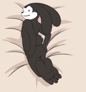 Rating: Explicit Score: 0 Tags: 3_toes 4_fingers anthro anus bed biped black_body black_eyes black_fur black_nose butt detailed_background disney e621 feet fingers fleischer_style_toon foot_focus fur furniture half-closed_eyes hand_on_butt hi_res humanoid_feet lagomorph leporid long_ears looking_at_viewer looking_back lying male mammal multicolored_body multicolored_fur narrowed_eyes on_bed on_front oswald_the_lucky_rabbit plantigrade presenting presenting_hindquarters rabbit rear_view scut_tail shiuk short_tail smile solo tail toes toony two_tone_body two_tone_fur vertical_bar_eyes white_body white_fur User: bunchy7s