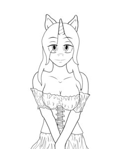 Rating: Safe Score: 0 Tags: anthro anthrofied breasts cleavage clothed clothing e621 equid equine fan_character female hasbro hi_res horn lovingwolf mammal monochrome my_little_pony mythological_creature mythological_equine mythology sarah_(lovingwolf) sketch solo unicorn User: bunchy7s