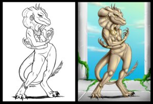 Rating: Explicit Score: 0 Tags: agamid anklet anthro armband artist_collaboration breasts claws crovirus dingbat e621 ear_piercing elderly elderly_anthro elderly_female female frill_(anatomy) frill_piercing frilled_lizard furgonomic_piercing furgonomics genitals gold_(metal) grass jewelry lizard lizard_queen mature_anthro mature_female membrane_(anatomy) membranous_frill necklace nipples non-mammal_breasts non-mammal_nipples piercing plant reptile ruins sagging_breasts scalie smile solo tail vulva yellow_eyes User: bunchy7s