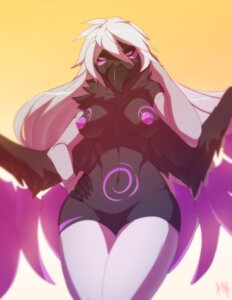 Rating: Explicit Score: 0 Tags: anthro avian beak bird black_body black_fur breasts clothing corvid corvus_(genus) crow e621 feathered_wings feathers female fur genitals hair lingerie looking_at_viewer nipples non-mammal_breasts non-mammal_nipples nude oscine passerine patto pink_body pink_eyes pink_fur shade_(wyraachur) solo vulva white_hair wings User: bunchy7s