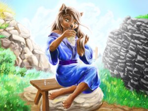 Rating: Safe Score: 0 Tags: 2006 4:3 4_toes anthony_sarkasuo anthro barefoot bathrobe biped bowman's_wolf brown_hair brush canid canine canis chest_tuft claws clothing comb_(brush) digitigrade e621 feet female florence_ambrose freefall_(webcomic) fur grass hair hairbrush holding_brush holding_comb holding_hairbrush holding_object long_hair mammal personal_grooming plant red_wolf robe sitting solo styling_hair toes tuft wallpaper wolf yellow_eyes User: bunchy7s