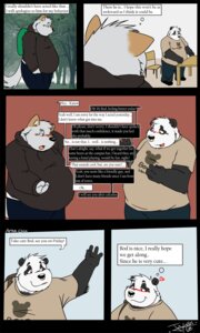 Rating: Safe Score: 0 Tags: 3:5 anthro bear blush bod canid canine canis comic detailed_background dialogue domestic_dog e621 english_text giant_panda heart_symbol heterochromia hi_res jakegr kanon male male/male mammal multiple_scenes overweight slice_of_life tail text User: bunchy7s