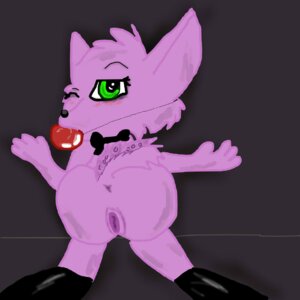 Rating: Explicit Score: 0 Tags: 1:1 anthro anus ball_gag bdsm bondage bound butt canid canine e621 female fur gag gagged genitals grandfathered_content green_eyes htftati looking_at_viewer mammal purple_body purple_fur solo submissive submissive_female vulva User: bunchy7s