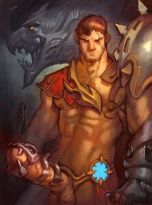 Rating: Explicit Score: 0 Tags: 1boy balls bara brown_hair dungeon_guards facial_hair fight_boner gaven human male male_only muscles penis penis_armor pubic_hair rule34 scar silencio solo_focus testicles warrior yaoi User: bunchy7s