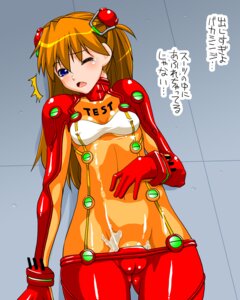 Rating: Explicit Score: 0 Tags: asuka_langley_sohryu blue_eyes blush breasts cameltoe clothing cum cum_inside cumdrip erect_nipples erect_nipples_under_clothes female female_only highres human japanese_text latex lying neon_genesis_evangelion nipples orange_hair plugsuit pussy pussy_juice rebuild_of_evangelion rule34 shinama skin_tight small_breasts solo straight_hair tears test_plugsuit translated wince wink User: bunchy7s