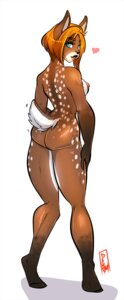 Rating: Questionable Score: 0 Tags: 2014 adolescent anthro applebottom_family biped black_nose blue_eyes breasts brown_body brown_fur butt deer e621 female female_anthro full-length_portrait fur gwen_applebottom hair heart_symbol hollandworks hooves lips looking_at_viewer looking_back luvon mammal medium_breasts nipples nude nude_anthro nude_female orange_hair portrait pose rear_view short_hair simple_background solo spots standing thick_thighs white_background white_body white_fur wide_hips young young_anthro young_female User: bunchy7s
