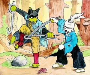 Rating: Safe Score: 0 Tags: anthro asian_clothing bandit_(bandit-fur) black_body black_fur book canid canine chinese_clothing claws clothing comic costume craftyandy derp_eyes duo e621 east_asian_clothing fantasy fight footwear forest fox fungus fur grass holding_melee_weapon holding_object holding_sword holding_weapon hook hook_sword jiasha_robe katana lagomorph leporid male mammal melee_weapon miyamoto_usagi monk moss mushroom outside paws plant rabbit robe rock samurai sandals shaolin_monk shoes shuang_gou sword tail tree usagi_yojimbo warrior weapon white_body white_fur yellow_body yellow_eyes yellow_fur User: bunchy7s