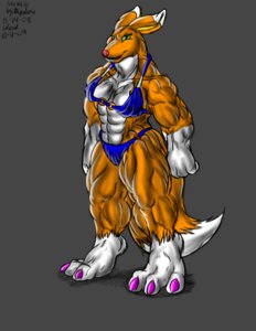 Rating: Questionable Score: 0 Tags: abs anthro bandai_namco biceps bigshow canid canine digimon digimon_(species) e621 female fur hyper mammal muscular muscular_anthro muscular_female renamon sheva solo tail thick_thighs white_body white_fur yellow_body yellow_fur User: bunchy7s