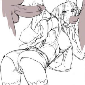 Rating: Explicit Score: 0 Tags: 1girls 2boys aged_up ass belt bent_over black_and_white clothing dark-skinned_male dark_skin double_handjob fellatio female female_focus group_sex handjob hat jewelry_bonney looking_back male midriff monochrome mosha multiple_boys multiple_males multiple_penises one_piece oral penis rule34 saliva sex shorts sketch straight straight_hair sweat threesome uncensored User: bunchy7s