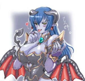 Rating: Questionable Score: 0 Tags: 1girls astaroth_(shinrabanshou) black_sclera blue_skin breasts clothing demon demon_girl drawn female female_only horns large_breasts pointy_ears rule34 shinrabanshou solo solo_female tail translation_request wings yasakani_an User: bunchy7s