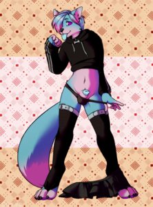 Rating: Explicit Score: 0 Tags: 2013 animal_genitalia animal_penis anthro balls_in_underwear biped blue_body blue_fur blue_hair blue_penis blue_tongue bottomless bottomwear canid canine canine_genitalia canine_penis catflower claws clothed clothing clothing_pull collar crossdressing digital_media_(artwork) digitigrade e621 ear_piercing femboy fox front_view fur furgonomic_piercing furgonomics genitals hair hair_over_eye hi_res hoodie legwear male mammal navel one_eye_obstructed panties panty_pull paws penis penis_tip piercing pink_body pink_fur pink_hair pose presenting purple_eyes sheath skirt solo standing stockings tongue tongue_out topwear underwear underwear_pull zuzu_(zuruiookami) User: bunchy7s