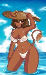 Rating: Questionable Score: 0 Tags: 2009 anthro atlus big_breasts bikini biped blush breasts brown_eyes brown_hair clothed clothing collar day e621 felid female flower hair hat headgear headwear hecate_(megami_tensei) kemono lion mammal megami_tensei mrsk navel nipple_outline one_eye_closed open_mouth outside pantherine plant sega skimpy sky solo standing straw_hat studded_collar studs swimwear tail tight_clothing two-piece_swimsuit water white_bikini white_clothing white_swimwear wide_hips wink User: bunchy7s