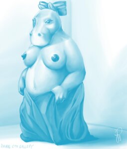 Rating: Questionable Score: 0 Tags: 2012 accessory anthro biped blue_and_white blue_theme bow_(feature) bow_accessory bow_ribbon breasts common_hippopotamus e621 female hair_accessory hair_bow hair_ribbon hippo_model hippopotamid jonas-pride link's_awakening mammal monochrome navel nintendo nipples ribbons solo standing the_legend_of_zelda towel User: bunchy7s