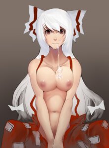 Rating: Explicit Score: 0 Tags: 1girls after_fellatio artist_request bow breast_suppress breasts brown_eyes cum cum_in_mouth cum_on_body cum_on_breasts cum_on_upper_body expressionless facial female fujiwara_no_mokou hair_ribbon hairbow highres jjune long_hair naked_suspenders navel nipples red_eyes ribbon rule34 solo spread_legs suspenders topless touhou v_arms white_hair User: bunchy7s