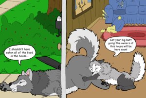 Rating: Safe Score: 0 Tags: ambiguous_gender canid canine canis duo e621 english_text feral inside mammal overweight stuck tail text unknown_artist wolf User: bunchy7s Rating: Safe Score: 0 Tags: ambiguous_gender canid canine canis duo e621 english_text feral inside mammal overweight stuck tail text unknown_artist wolf User: bunchy7s