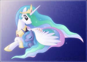 Rating: Safe Score: 0 Tags: black_border blue_hair border comforting crown cutie_mark duo e621 equid equine eyes_closed feathered_wings feathers female feral friendship_is_magic hair hasbro headgear horn mammal my_little_pony mythological_creature mythological_equine mythology princess_celestia_(mlp) princess_luna_(mlp) sibling_(lore) simple_background sister_(lore) sisters_(lore) size_difference skyheavens sleeping tail winged_unicorn wings User: bunchy7s